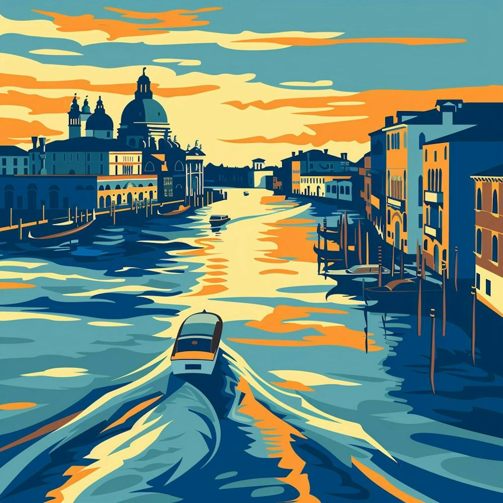 A Venice With Grand Canal Vector Design Illustra 1720474889 2
