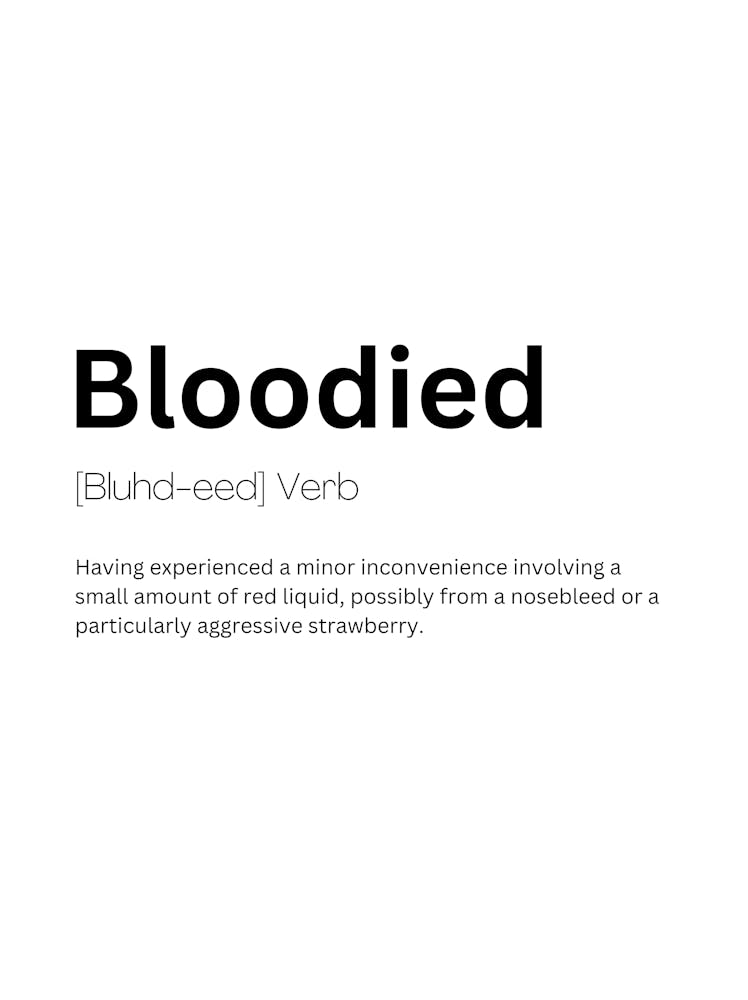 Bloodied Definition Meaning