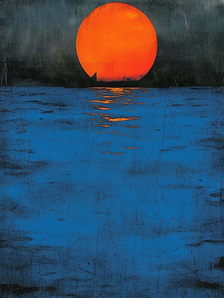 Sunset Over The Ocean 86
