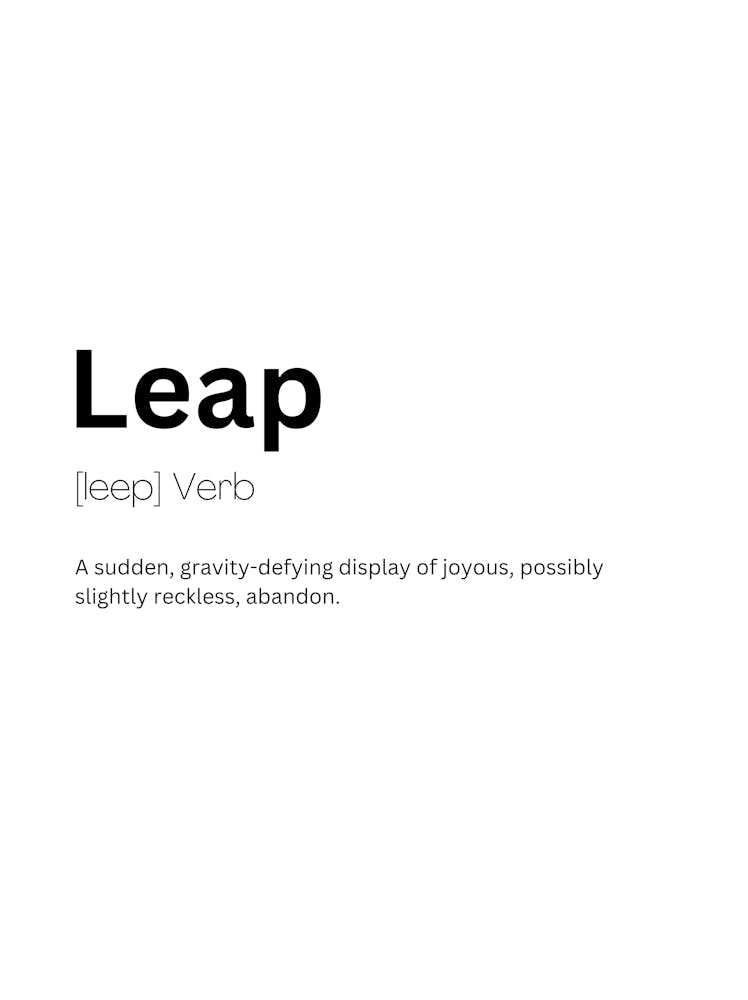 Leap Definition Meaning