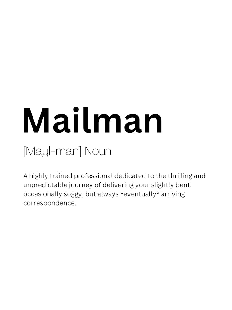 Mailman Definition Meaning