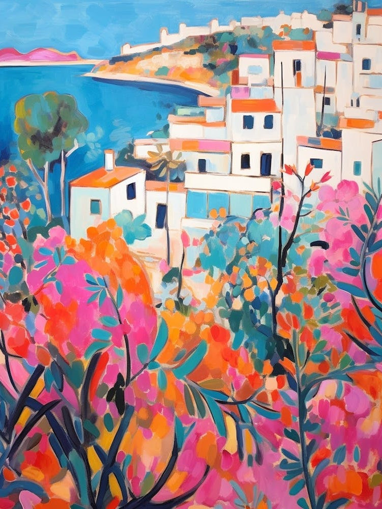 Ibiza Spain 3 Fauvist Painting
