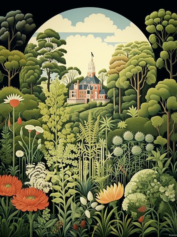 Rosendals Trdgrd Sweden Henri Rousseau Style 1