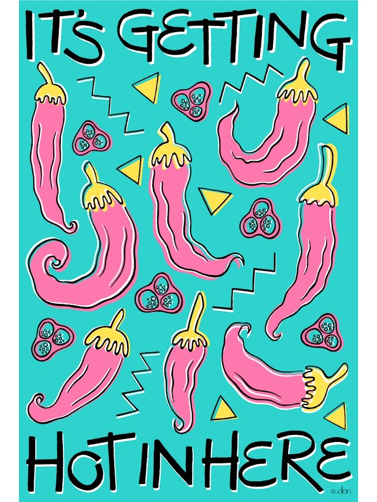 Chilli 'Hot in Here' Kitchen/Dining Blue