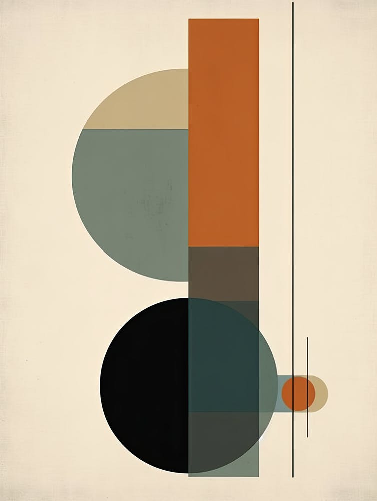 Whirlwind Whispers; Boho Mid Century Echoes