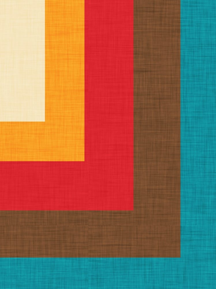 Abstrakter Mod-Würfel Beige