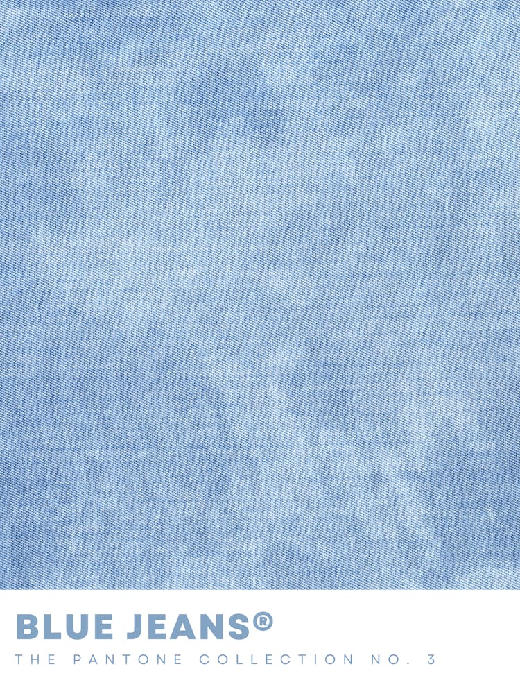 Blue Jeans Print