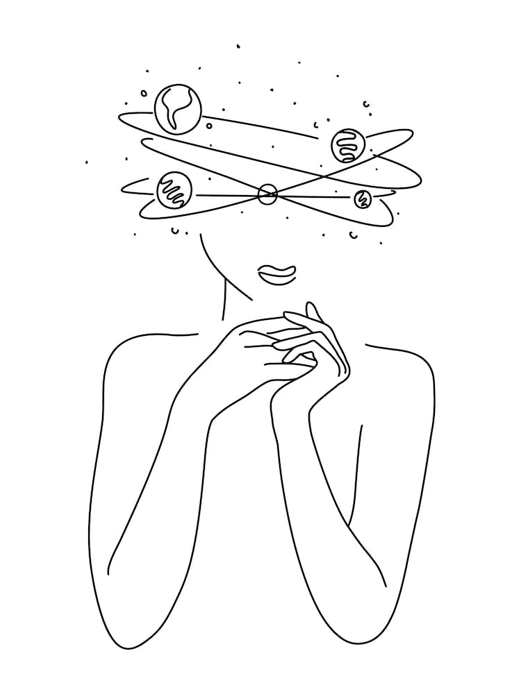 Drawing Of A Woman
