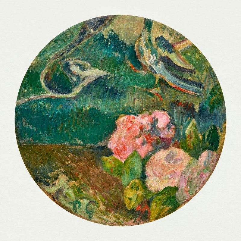 Flowers And Bird (1884–1886), Paul Gauguin