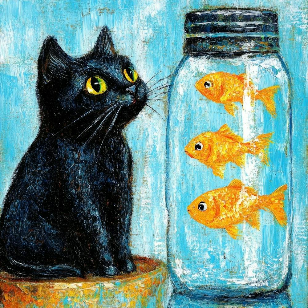 Goldfish In A Jar Art