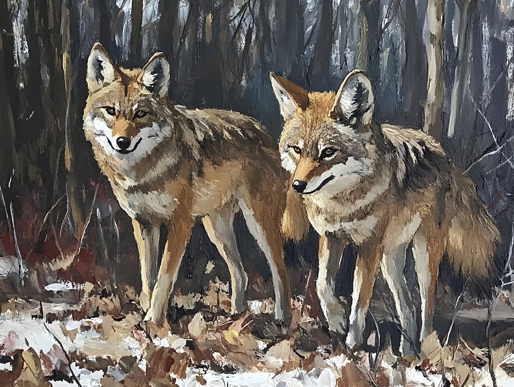 Coyote In The Woods 3