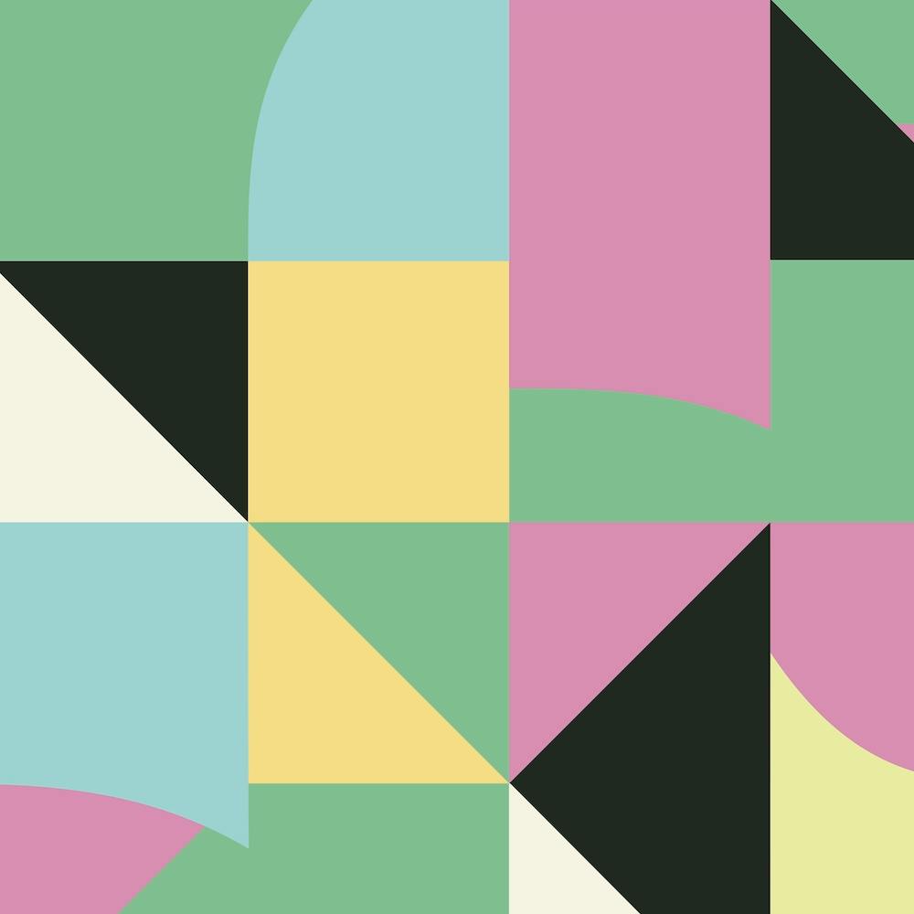 Irregular Modern Triangles Square