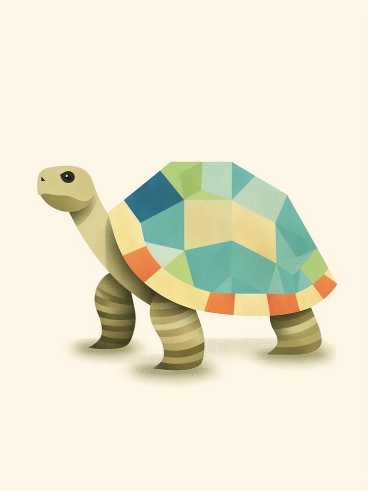 Simple Geometric Sea Turtle2