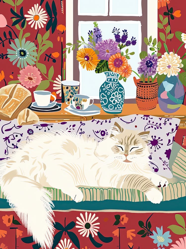 Tea Time With A Ragdoll Cat 3