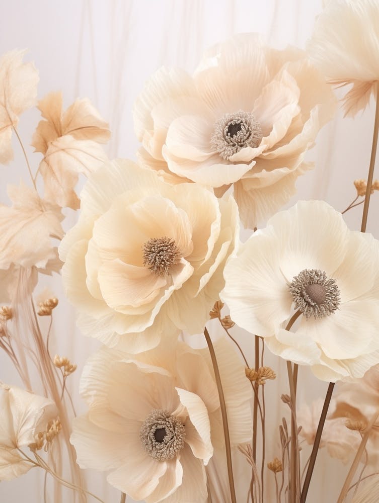 Boho Dried Flowers Anemone 4