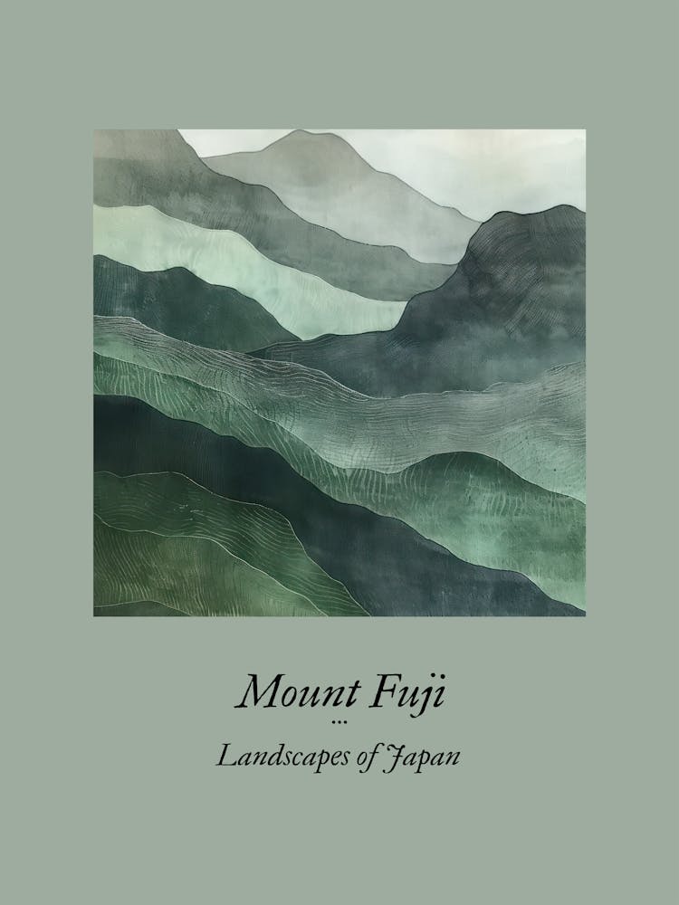 Landscapes Of Japan Mount Fuji