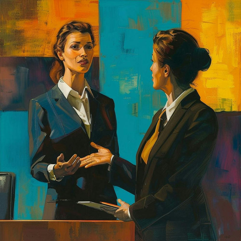 Two Women Talking 1