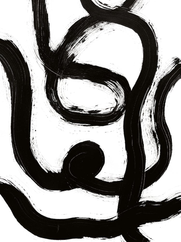 Complicated Black Abstract