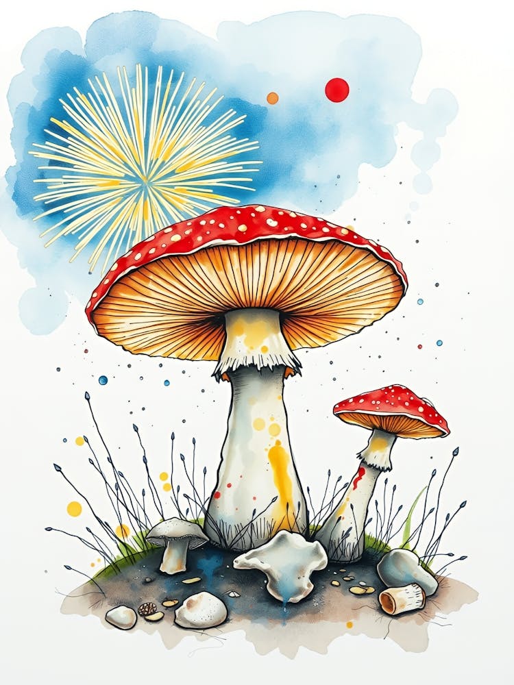Mushroom Painting 6