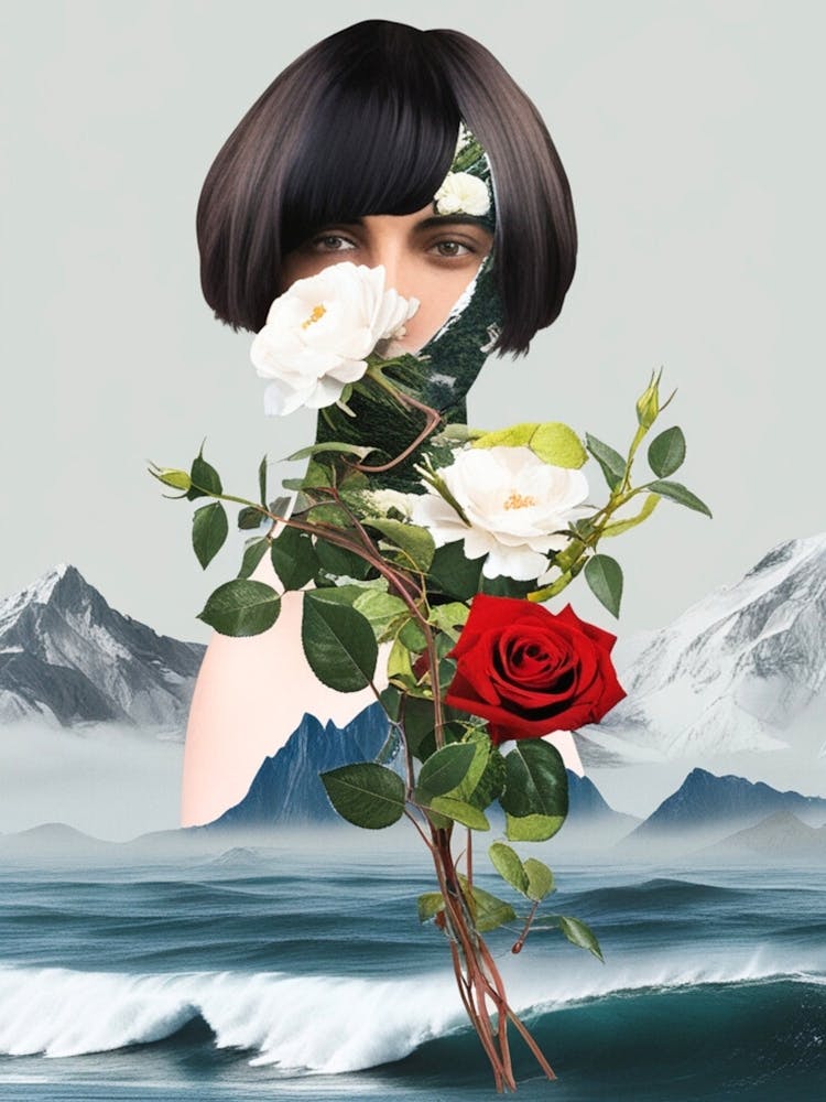 Roses And Waves 1