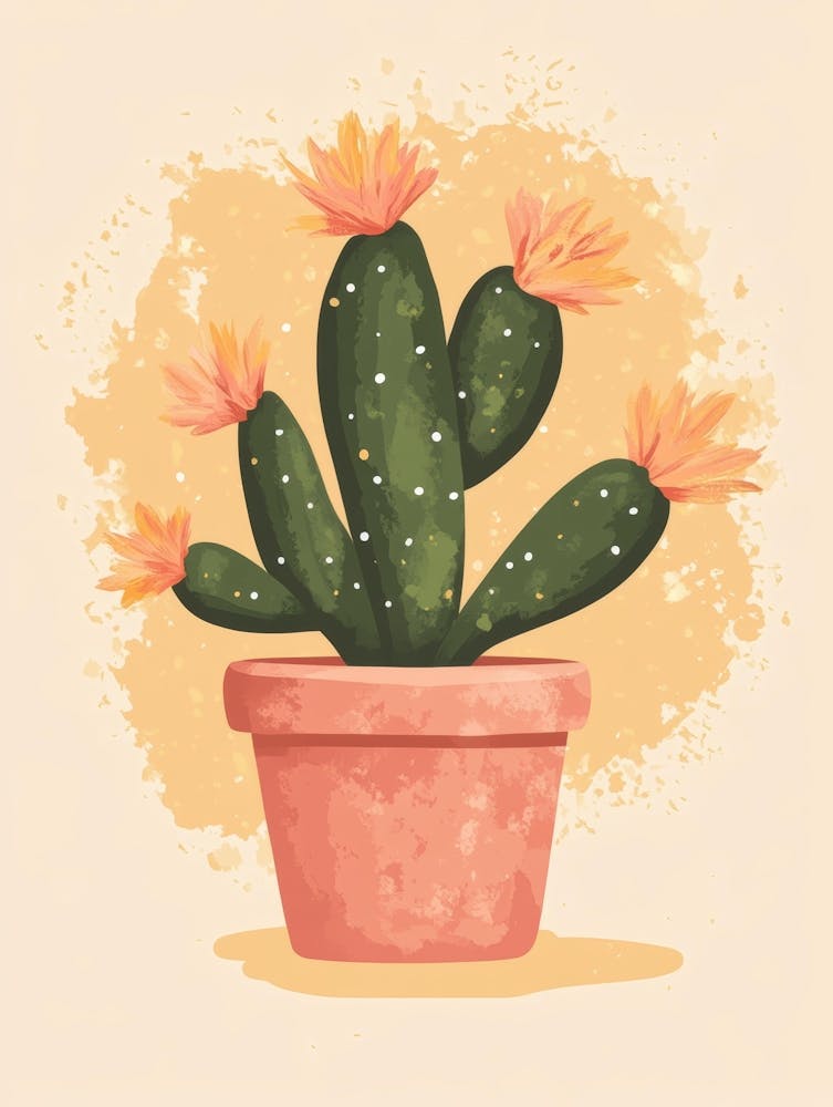 Cactus In A Pot 4