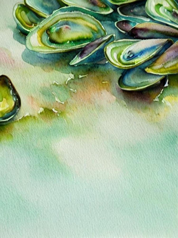 Mussels II Storybook Watercolour
