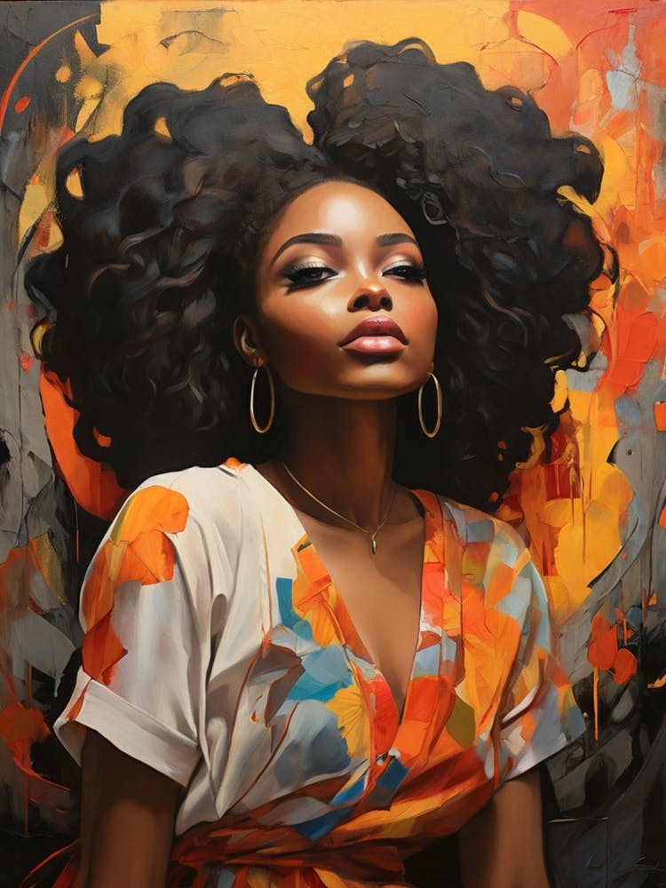 Afro Girl 1