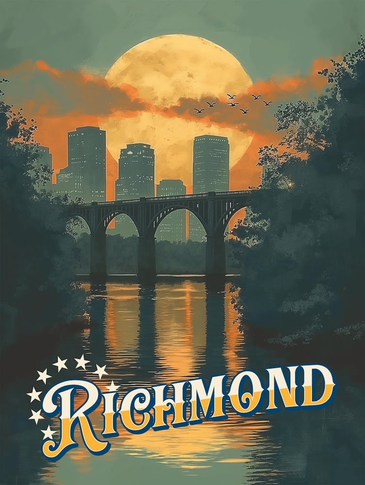 Richmond Travel Poster