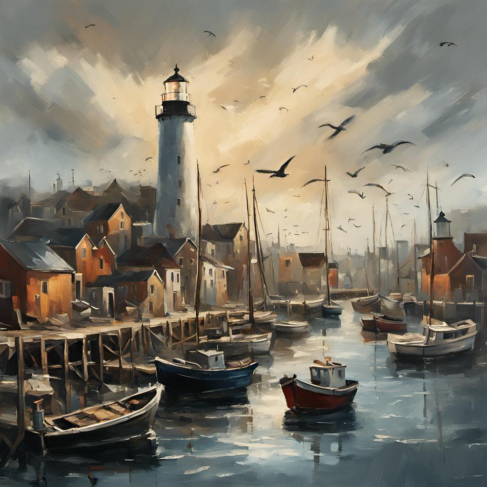 Harbor At Dusk 2