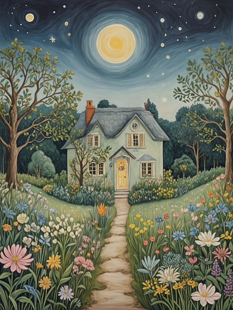 Night In The Garden Cottage