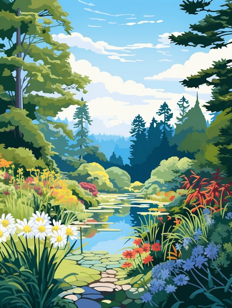 Vandusen Botanical Garden Canada Illustration 2