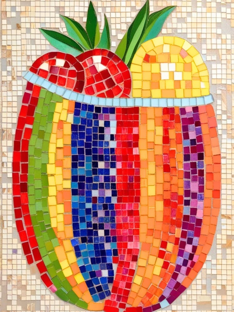 Mosaic Fruit Bowl