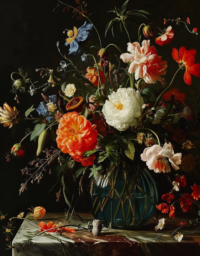 Baroque Flowers 3
