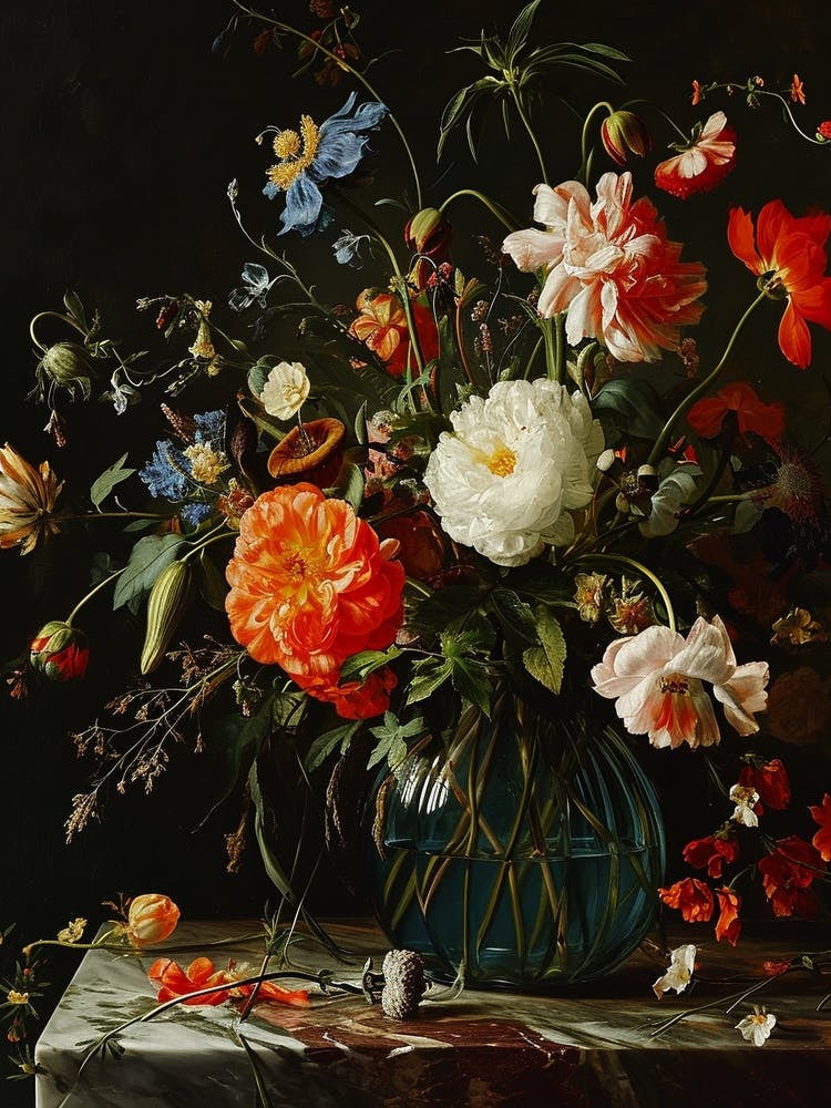 Baroque Flowers 3
