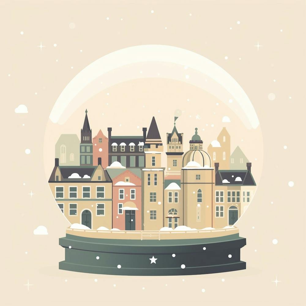 Cardiff United Kingdom 2 Snowglobe