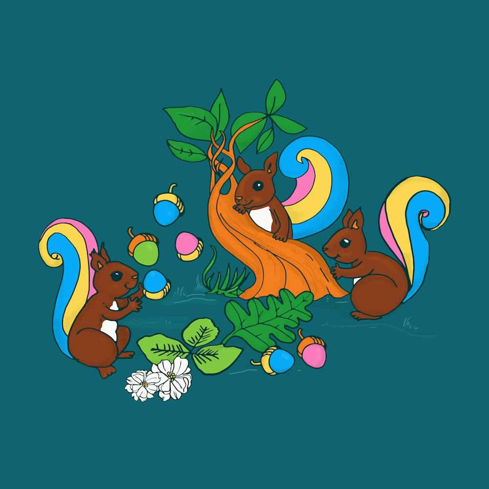 Friendly squirrels