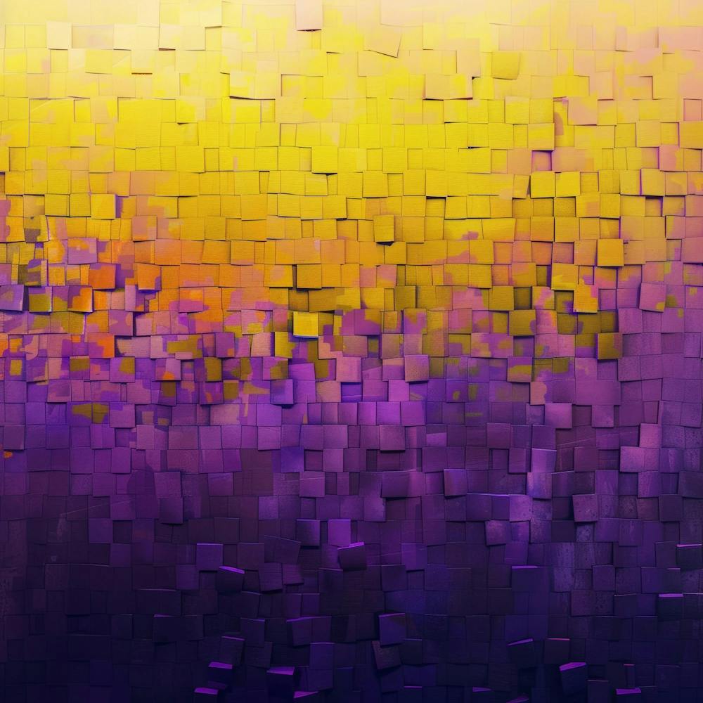 Abstract Purple Yellow