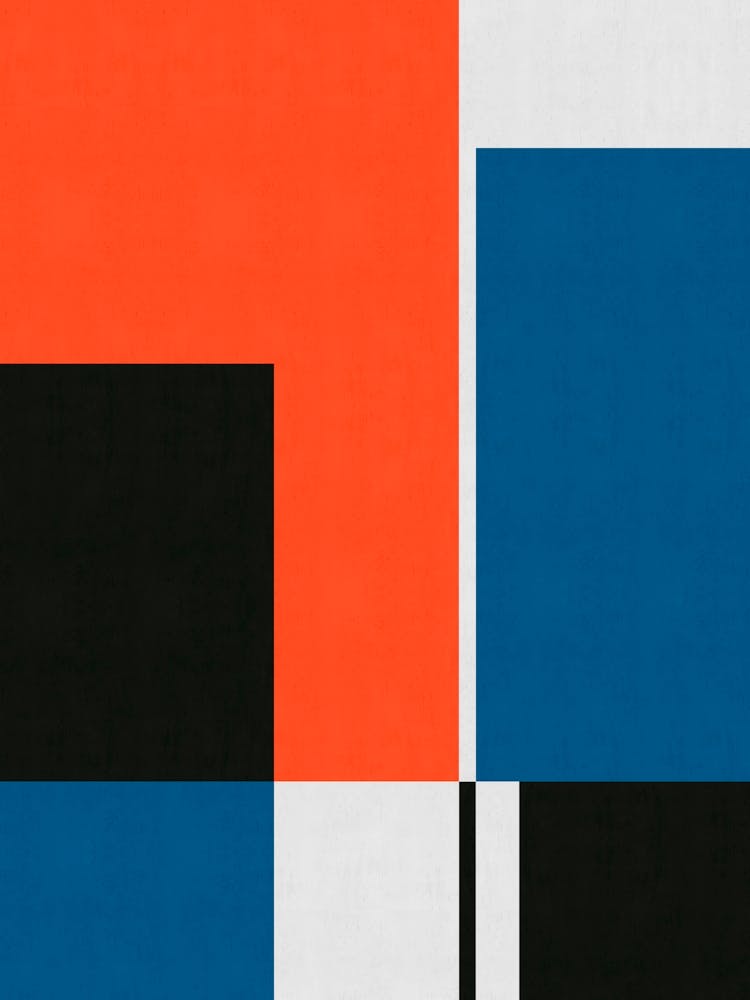 Blue and red geometry 4