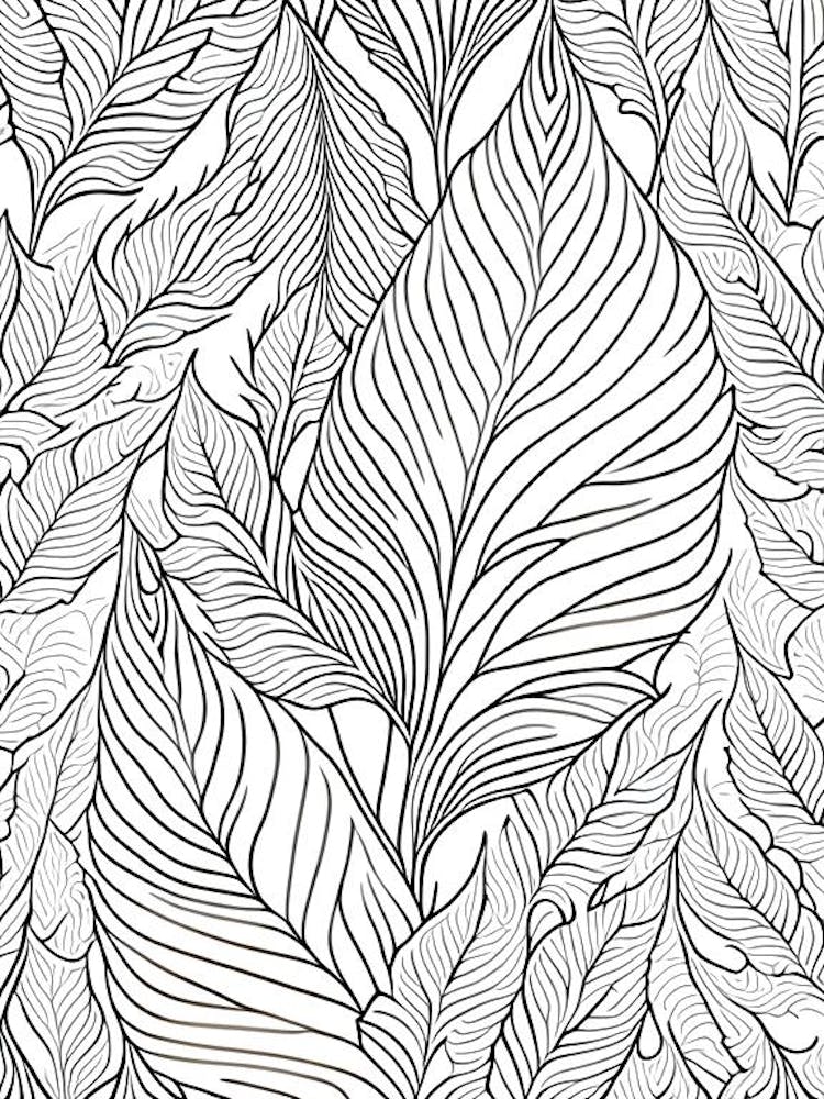 Birch Leaf Leaf William Morris Inspired 3