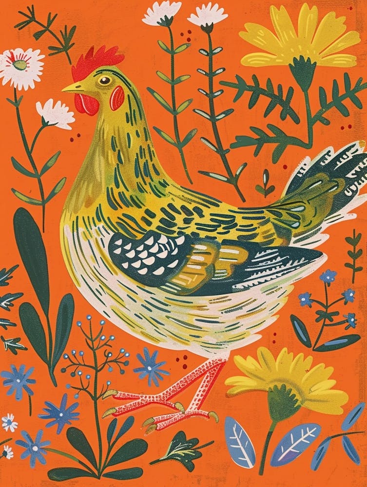 Spring Birds Chicken 5