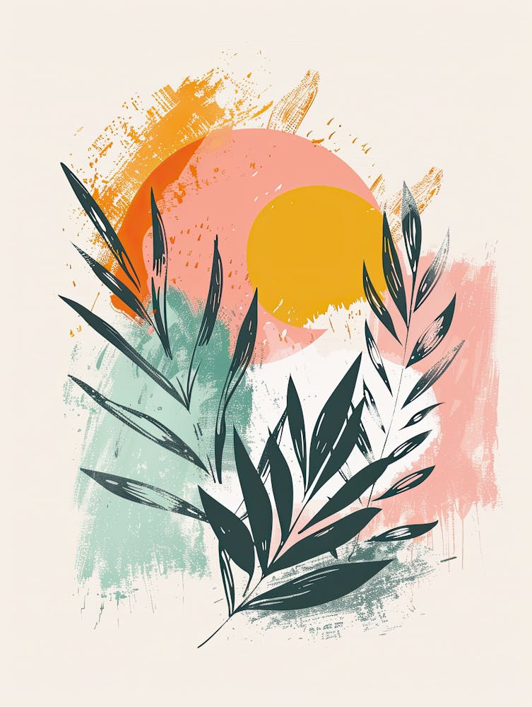 Orbit Lines Mid Century Style