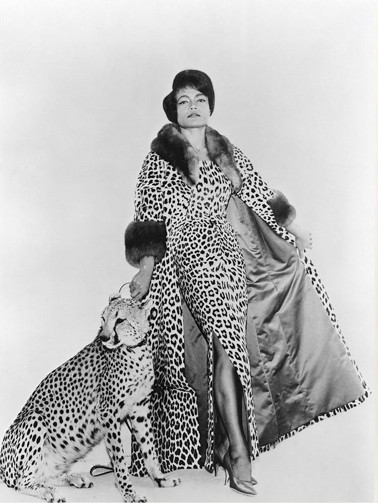 Eartha Kitt Black And White