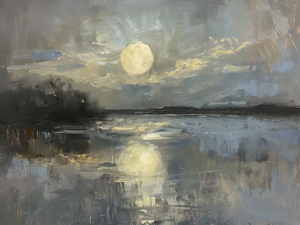 Full Moon Over Water 3