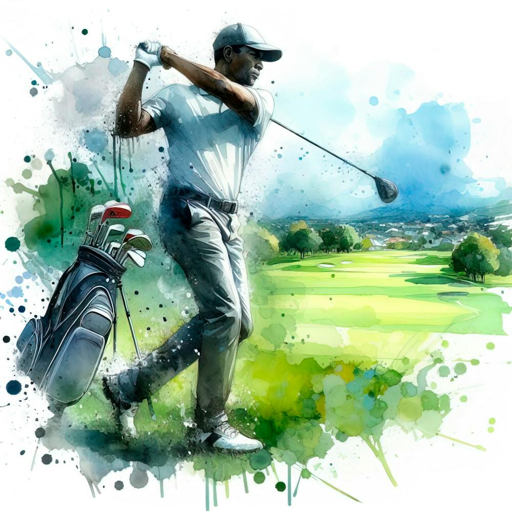 Golfer Tiger Woods 1