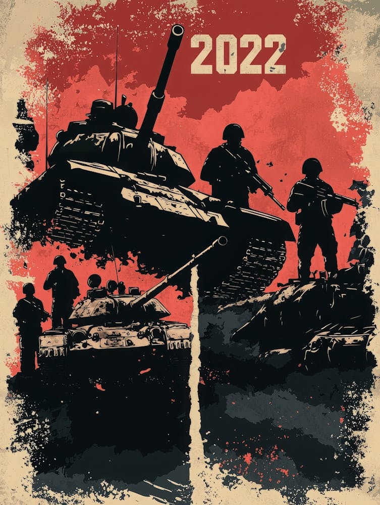 Aihrgdesign A Powerful Geopolitical Poster Marking The Start 1