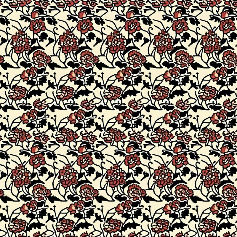 Aster Bloom London Fabrics Floral Pattern 3