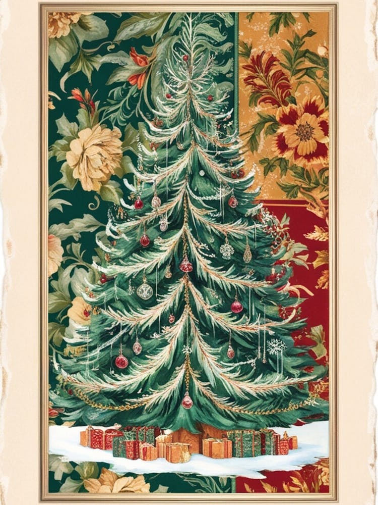 William Morris Christmas Tree 54