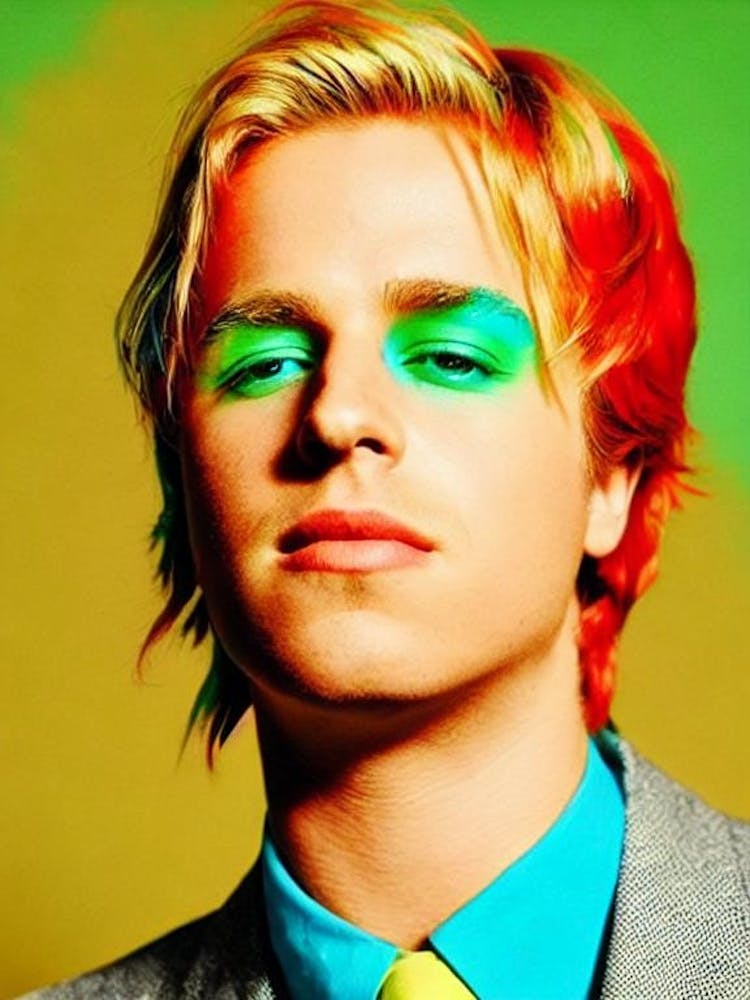 Tom Odell 2 Colourful Pop Art