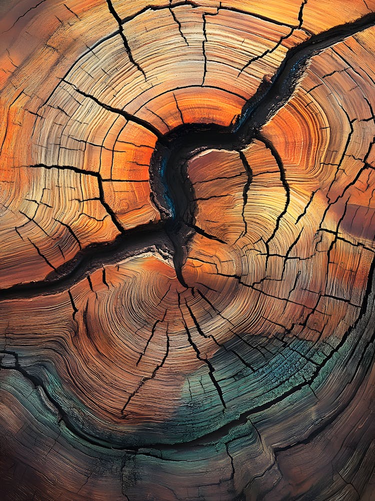Wood Tree Rings 9