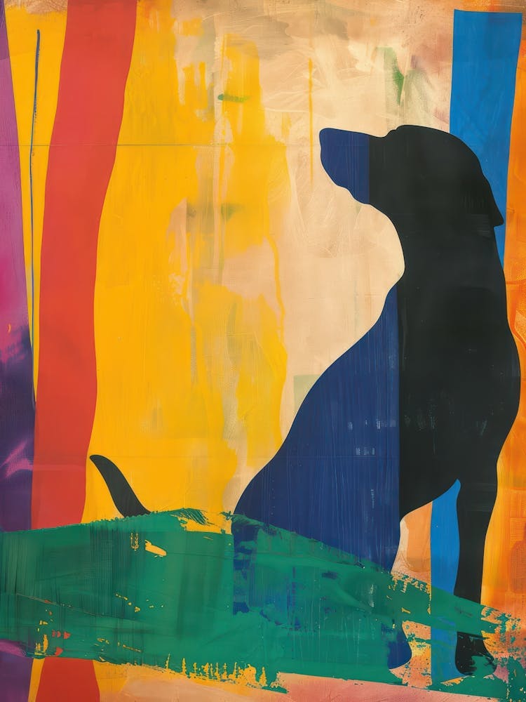 Dog 4 Cut Out Collage